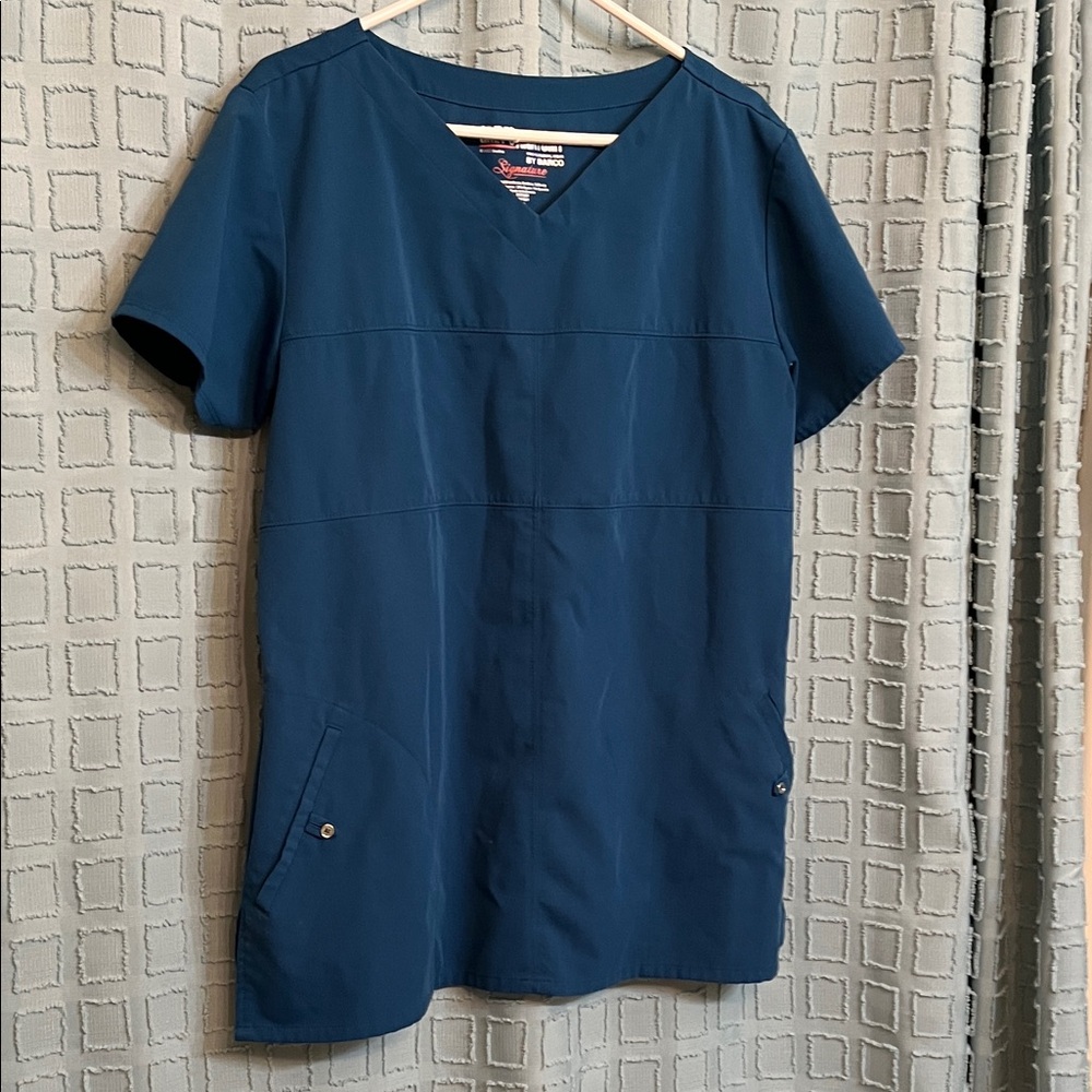 Grey's Anatomy Women's Blue Scrub Top